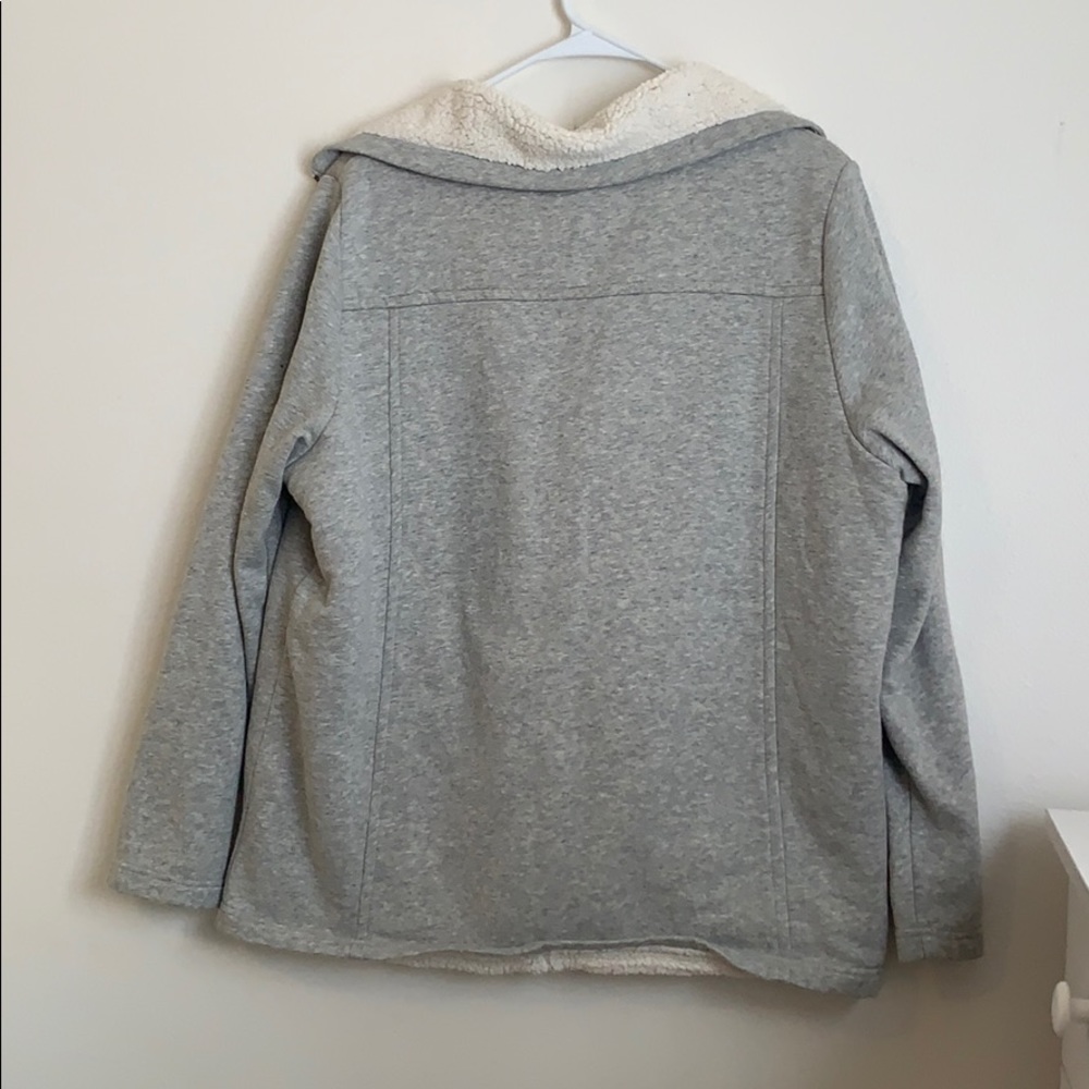 gray jacket